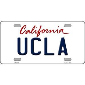 NCAA UCLA Bruins License Plate Background Metal Tag U.S.A. California New